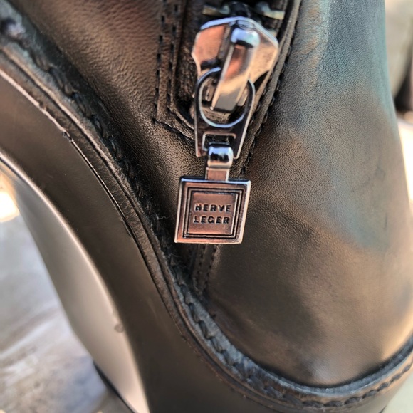 OLGA Herve Leger Stiletto Booties - Picture 6 of 14